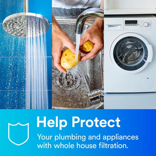 Vista 8 de Filtrete Filtro de agua para toda la casa de carbón activado granulado de gran capacidad 4WH-HDGAC-F01. para uso con sistema 3WH-HD-S01