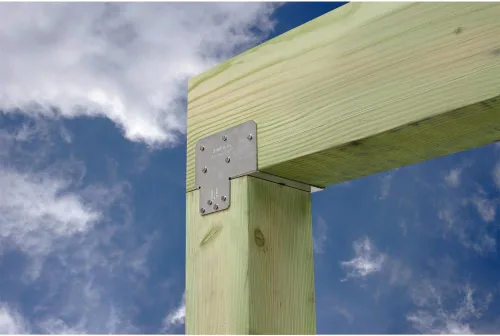 Vista 5 de Simpson Strong-Tie EPC6Z EPCZ ZMAX - Tapa de poste galvanizado para 6X (paquete de 10)