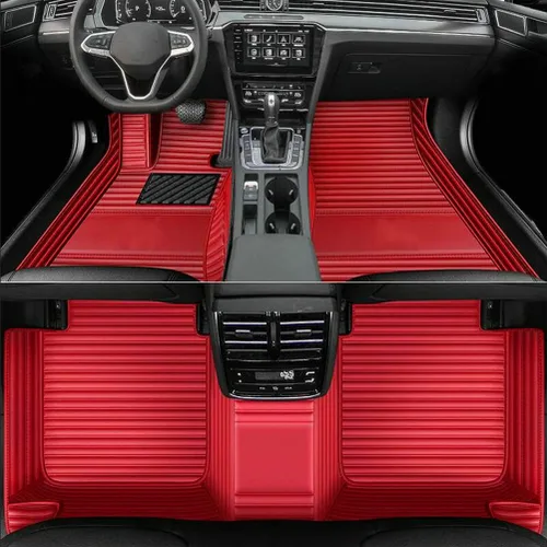 Vista 17 de Alfombrillas personalizadas para Prado Sedan 2000-2023, cobertura completa de accesorios para piso interior del vehículo (beige)