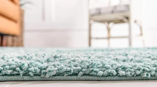 Vista 147 de Unique Loom Colección Davos Shag - Alfombra Lino