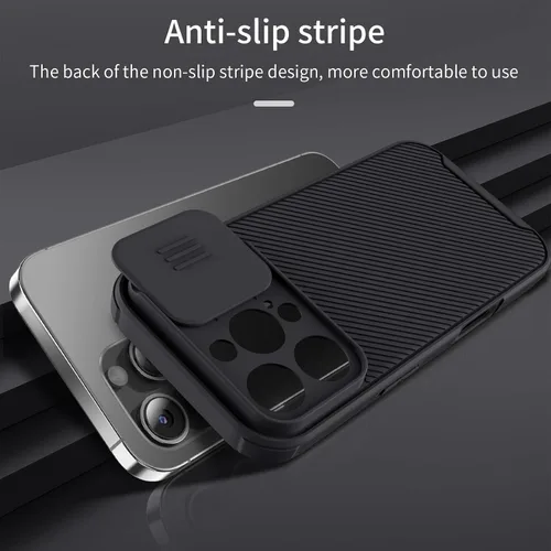Vista 6 de Funda magnética para iPhone 16 Pro Max, funda protectora de cámara para iPhone 16 Pro Max [compatible con carga MagSafe] con cubierta deslizante