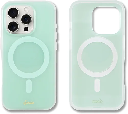 Vista 210 de Sonix x Barbie Funda para iPhone 15 Pro Compatible con MagSafe Probada para caídas de 10 pies Golden Hour