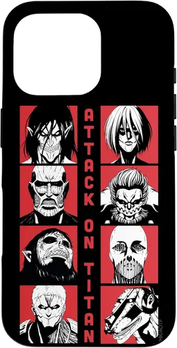 Vista 20 de Attack on Titan Funda Titan Lineup de temporada 4 para iPhone 17