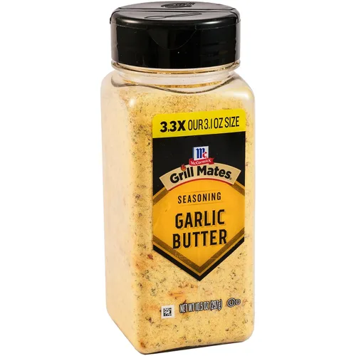Vista 24 de McCormick Grill Mates Condimento de mantequilla de ajo, 3.1 oz