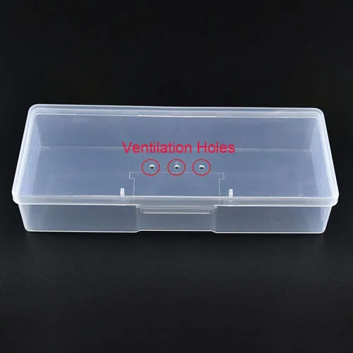 Vista 4 de Organizador de viaje para cosméticos de maquillaje, caja de lápices para brochas de papelería, píldoras, suplementos, portátil, 7.3 x 2.8 x 1.4