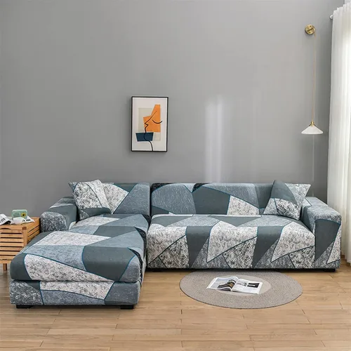Vista 21 de MIPOPS Fundas de sofá 100% impermeables para sofás modulares en forma de L de 1, 2, 3, 4 plazas, funda elástica para sala de estar, protector de H