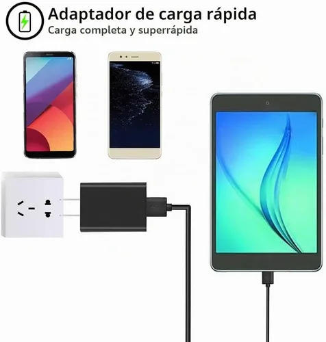 Vista 5 de Cargador compatible con Samsung Galaxy Tab – [UL Listado] Samsung Galaxy Tab A 10.5 pulgadas (2018) 10.1 pulgadas (2019), Tab S3 9.7 pulgadas (2017)
