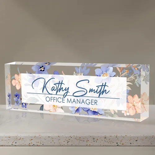 Vista 31 de Placa de nombre personalizada para escritorio, placa de nombre de escritorio personalizada, placa de nombre acrílica, accesorios de escritorio
