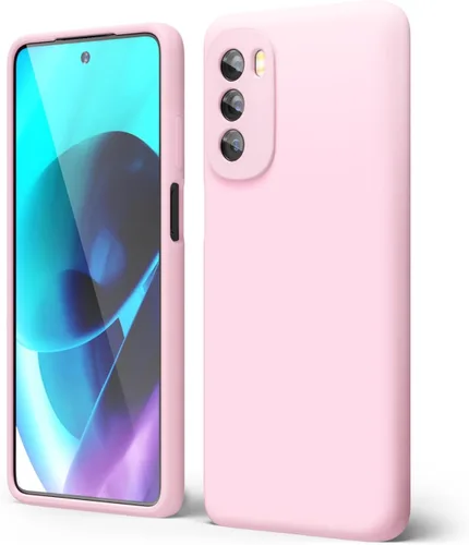 Vista 68 de oakxco para Motorola Moto G Stylus 5g 2021 Funda de teléfono de silicona líquida, delgada y suave, de goma de caucho, TPU, cubierta simple y lisa