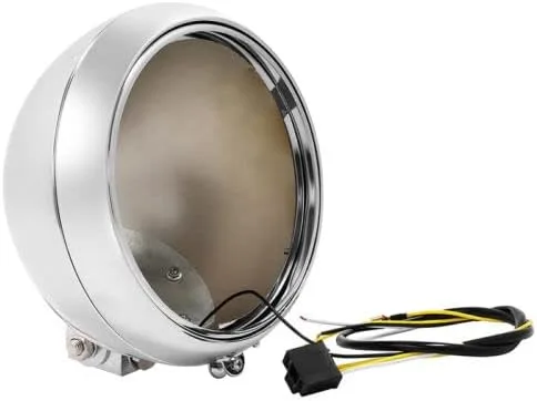 Vista 2 de TCMT Cubo de bombilla de carcasa de faros delanteros de 7 pulgadas para Harley Heritage Softail 86-11 10