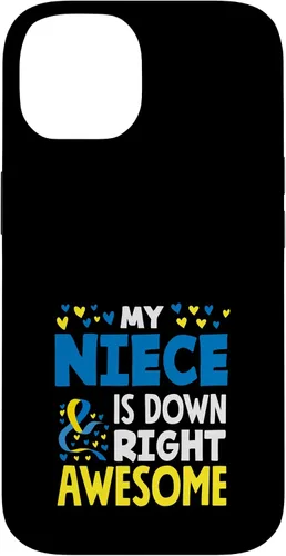 Vista 4 de My Niece is Down Right Awesome Down Syndrome Awareness Case for iPhone 17
