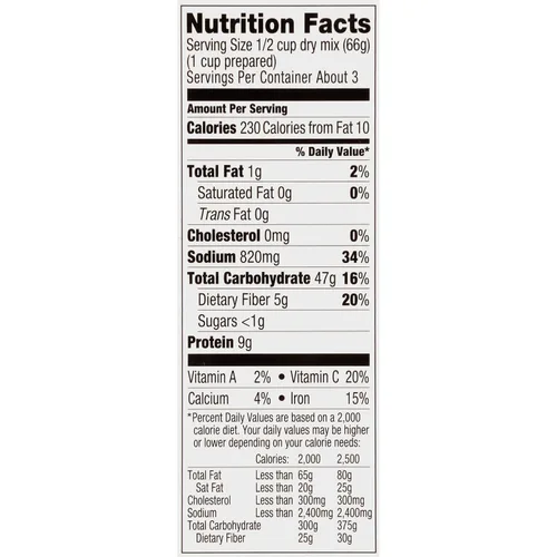 Vista 6 de Zatarain's Frijoles negros y arroz, 7 oz