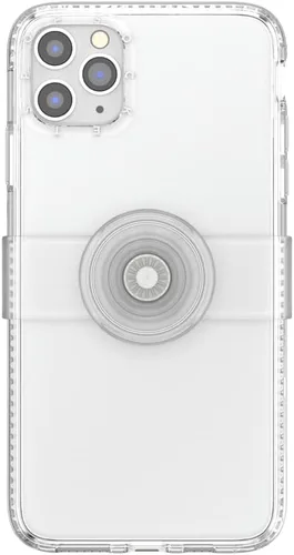 Vista 3 de PopSockets: Funda para iPhone 11 Pro Max y iPhone Xs Max con agarre y deslizamiento para teléfono, funda para iPhone Pro Max/XS Max, transparente