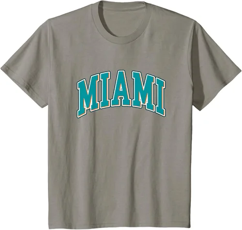 Vista 28 de Miami - Hometown Pride - Diseño retro - Camiseta clásica