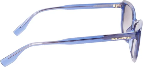 Vista 7 de Karl Lagerfeld KL6071S - Lentes de sol rectangulares para mujer, color azul, talla única, Celeste