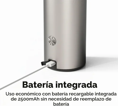 Vista 7 de mooas Dispensador automático de jabón líquido de acero inoxidable