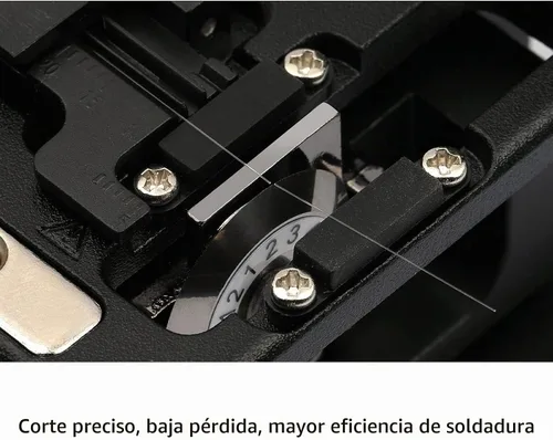 Vista 4 de Cuchilla de fibra óptica Ftth Herramientas de fibra óptica de corte de cable de alta precisión 6C Herramientas de fibra óptica Cuchilla