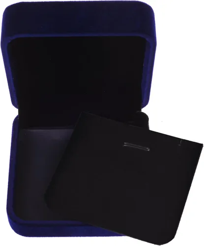 Vista 2 de Cosmos Caja de regalo con colgante de terciopelo (color azul profundo)