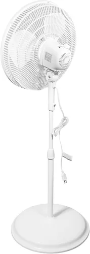 Vista 2 de Midea International Trading FS40-8JCA ventilador de pie oscilante, 3 velocidades, blanco, 16 pulgadas, Blanco