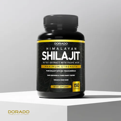 Vista 5 de Cápsulas de Shilajit con más de 85 oligoelementos (Suministro para 75 días, 1000mg de extracto por porción) Shilajit del Himalaya para hombres