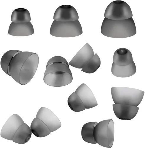 Vista 2 de 30 unidades de audífono de silicona para audífonos, cúpulas auditivas, cúpulas de potencia para resonar, estilo de ajuste seguro, RIC RITE