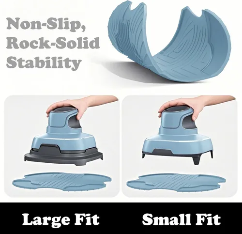 Vista 3 de Tailored Ninja Crispi PowerPod Salvamanteles de Silicona – Almohadillas Térmicas para Accesorios de Freidora de Aire de Vidrio Ninja Crispi