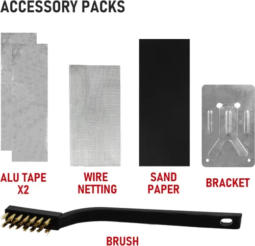 Vista 10 de RX WELD Kit de soldadura de plástico, kit de reparación de soldador de plástico 100W