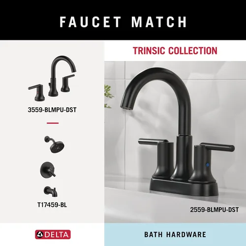 Vista 6 de DELTA FAUCET 759460-BL Anillo de toalla Trinsic, negro mate