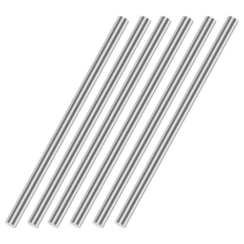 Vista 31 de uxcell Varilla redonda sólida de acero inoxidable 304 de 0.039 in x 3.937 in para manualidades de bricolaje - 2 piezas