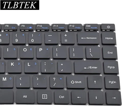 Vista 6 de TLBTEK Teclado de repuesto compatible con Gateway GWTN133-1 GWTN141-1BL GWTN141-5BK GWTN141-5GR, Chuwi GemiBook CWI514 CWI528 CWI529 CWI547