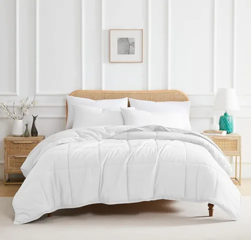 Vista 34 de Edredón ligero Southshore Fine Linens Vilano Springs, Microfibra, Gris Acero, Full/ Queen