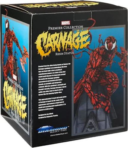 Vista 5 de DIAMOND SELECT TOYS Marvel Premier Collection: Estatua de resina Carnage, multicolor, 12 pulgadas