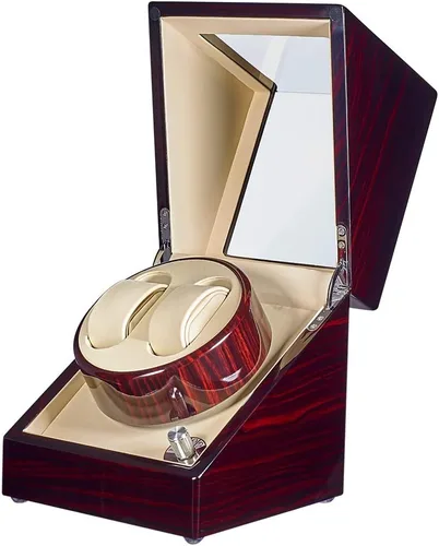 Vista 2 de JQUEEN - Bobinador de reloj doble con silencioso motor japonés Mabuchi, S
