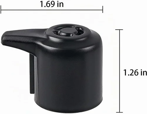 Vista 2 de Paquete de 2 válvulas de liberación de vapor, mango universal de liberación de válvula de presión para olla instantánea de 3, 5, 6, 8 cuartos