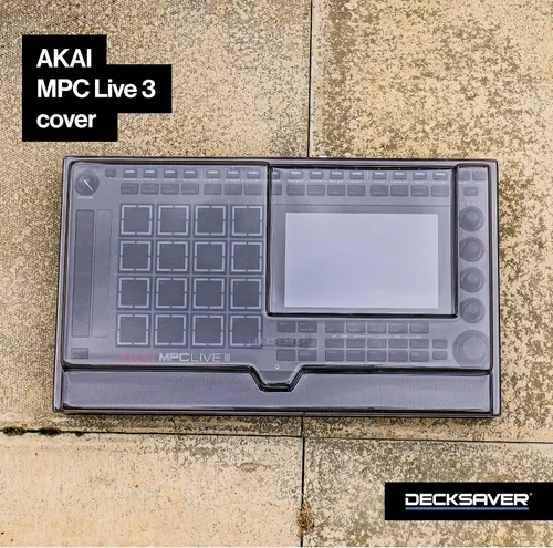 Vista 2 de Cubierta de policarbonato súper fuerte Decksaver compatible con Akai MPC Live 3
