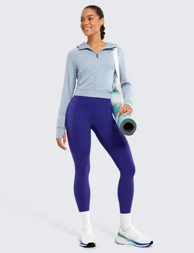 Vista 46 de CRZ YOGA - Butterluxe Leggings de cintura alta para mujer, leggings de entrenamiento, pantalones extrasuaves para hacer yoga o descansar, 28 pulgadas