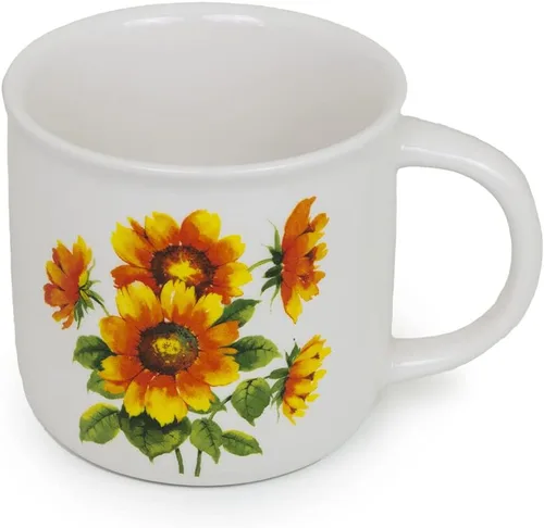 Vista 11 de Boston International Taza de cerámica para café/té, 12 onzas, Bee Haven
