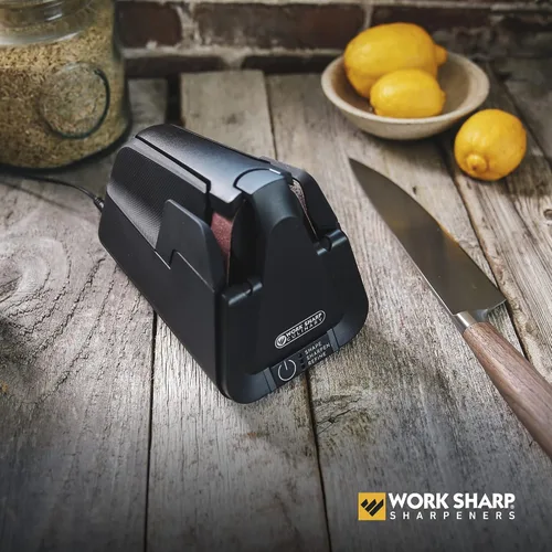 Vista 4 de Work Sharp Paquete de cocina, sacapuntas eléctrico profesional con varilla de pulido de cerámica