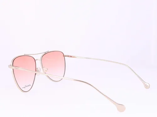 Vista 3 de Gafas Salvatore Ferragamo SF 2177 717 lente dorado mediotransparente