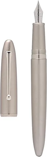 Vista 12 de Asvine Hongdian 620 Pluma estilográfica de metal rojo extra fina pluma clásica pluma oficina escritura con caja de metal