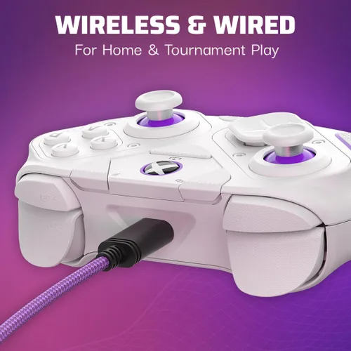 Vista 5 de Victrix Pro BFG Wireless Controller White For Xbox Series XS, Xbox One, and Windows 1011 PC