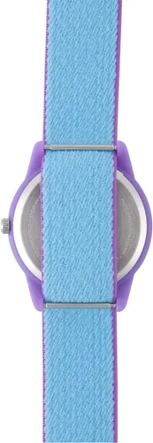 Vista 3 de Disney Frozen Kids' Plastic Time Teacher Analog Quartz Nylon Strap Watch