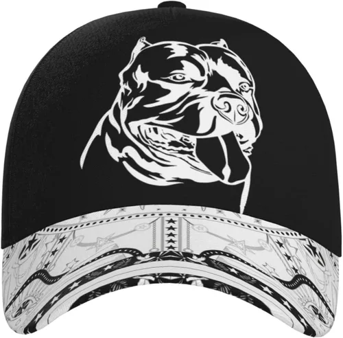 Vista 4 de American Bully - Gorra de béisbol ajustable para hombres, mujeres, papá