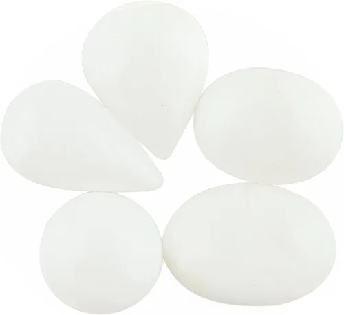 Vista 21 de 5pcs, Bulk Natural Gemstone Cabochon, Polished Flatback Stone, Wholesale Loose Cabs Supply, DIY Jewelry Making, Chakra Healing Crystal, Birthstone