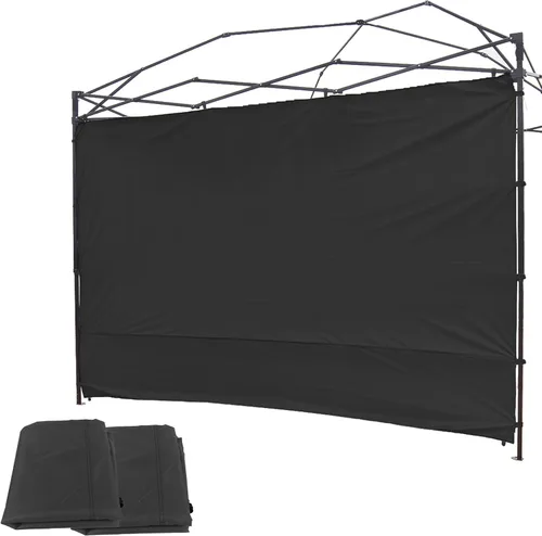 Vista 9 de Canopy Sunwall - Tienda de campaña para kioscos de pared lateral de 10 x 10