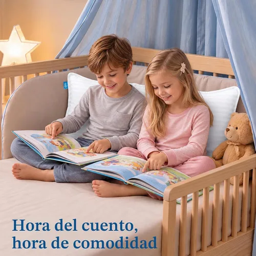 Vista 3 de Utopia Bedding Almohada juvenil (blanco, paquete de 2), almohada infantil de 16 x 22 pulgadas para dormir, funda de mezcla de algodón suave