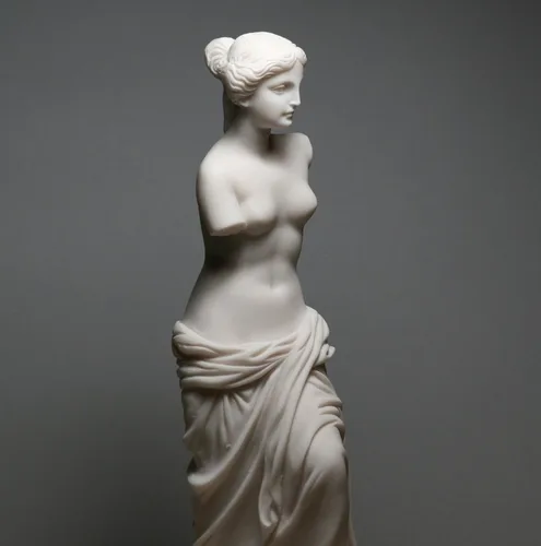 Vista 9 de Afrodita Venus De Milo Diosa de la Belleza Estatua de Alabastro Escultura Desnuda Mujer