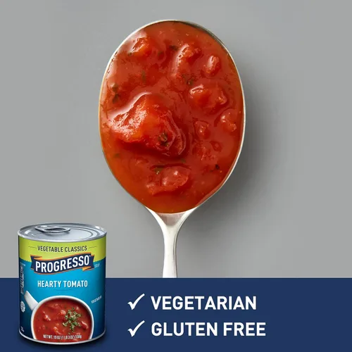 Vista 4 de Progresso Vegetable Classics, abundante sopa de tomate, sin gluten, 19 oz.