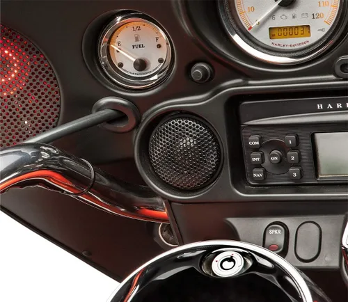 Vista 2 de J&M Audio ROKKER Series Kit de tweeter de carenado Harley Touring 1998-2013 - HTWT-1025-CRF