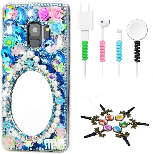 Vista 7 de Bling Case SSSGCDwCPSeries-41 - Funda con diseño 3D hecho a mano, 100 + cristales brillantes